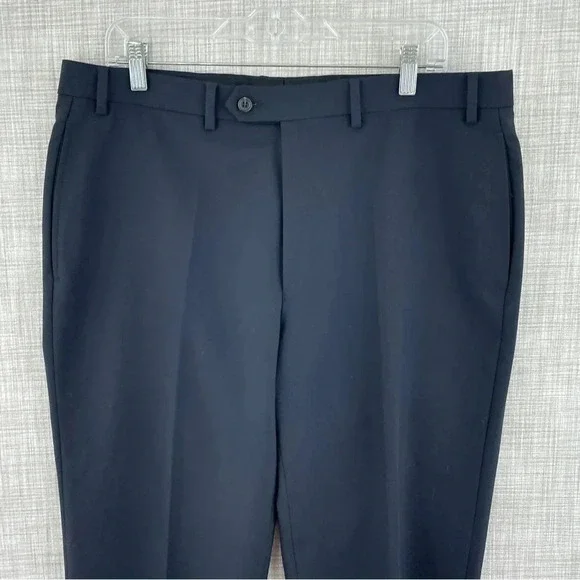 Lauren Ralph Lauren Womens Size 36x32 black wool Total comfort slacks 0291 - Picture 8 of 9